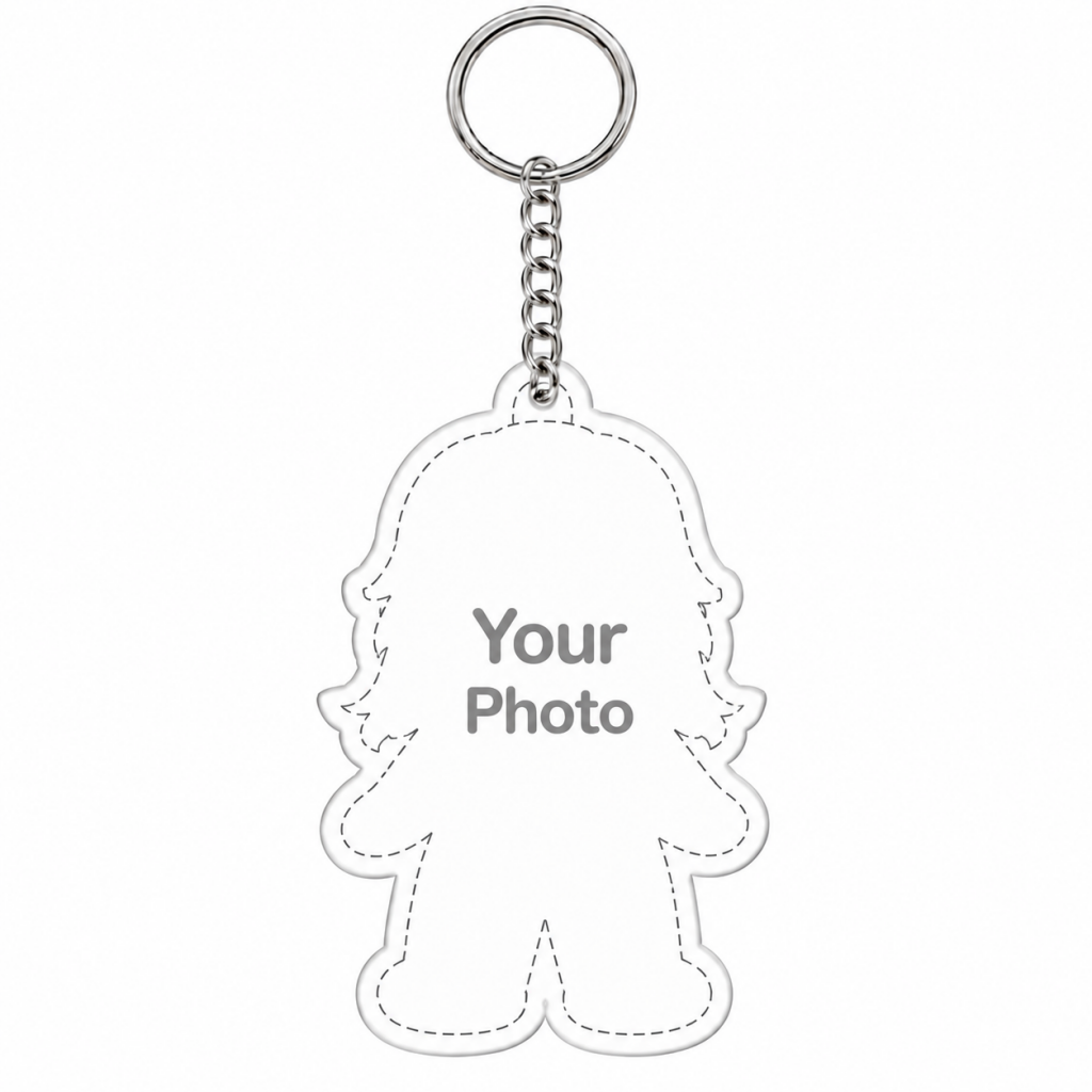 Custom Pet Photo Acrylic Keychain – Upload Your Photo, Create Your Keepsake