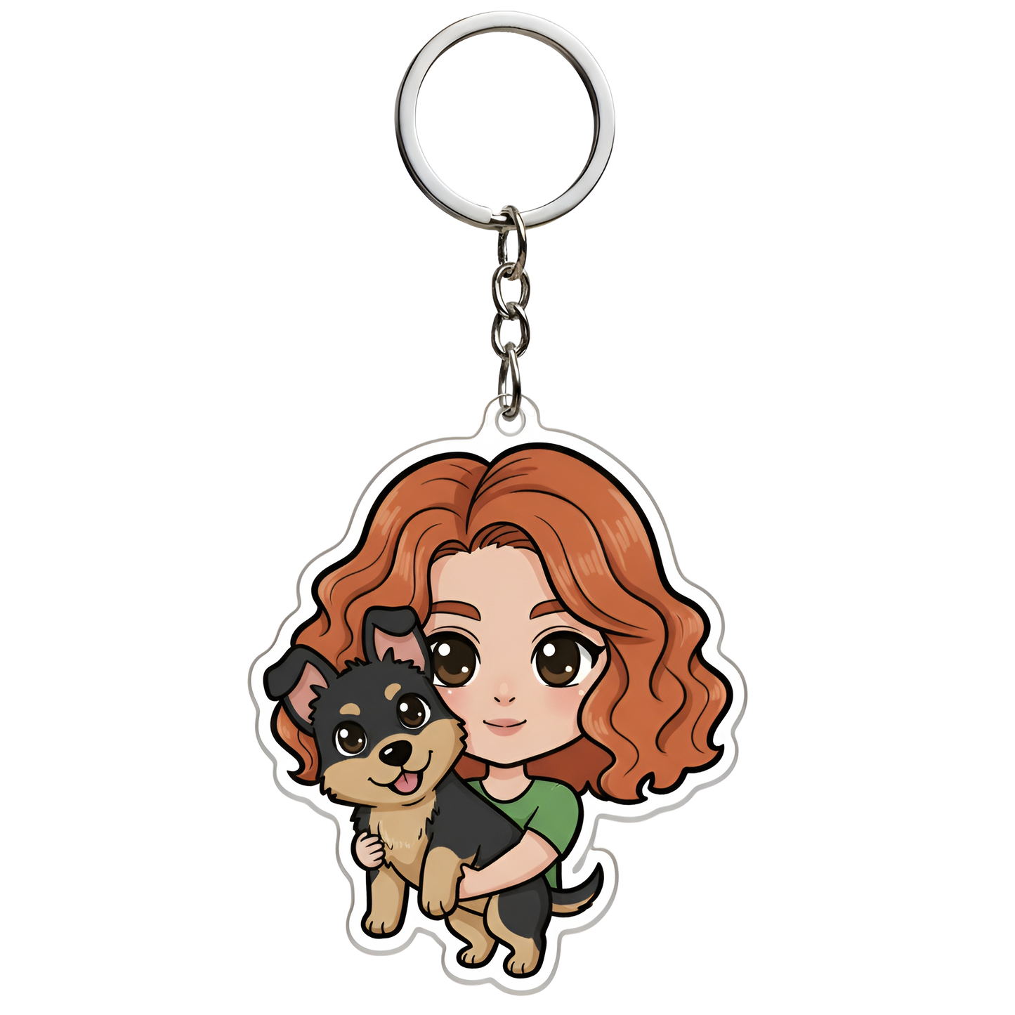 The Cutest Custom Gift: Cartoon Keychain Art Made from Your Favorite Photo - A Perfect Idea!