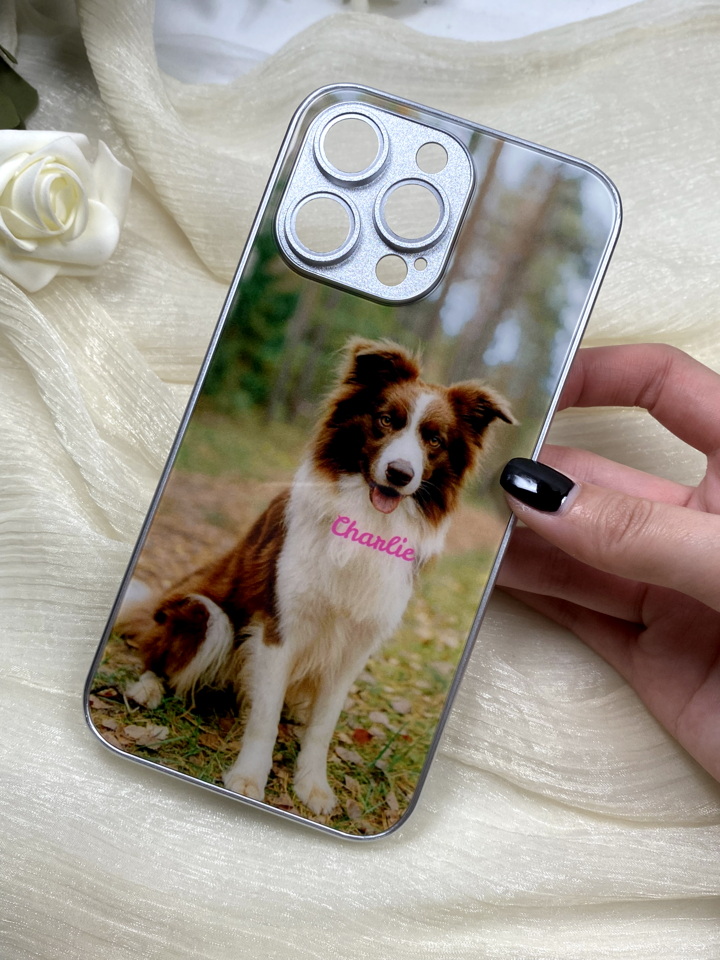 Personalized Phone Shield Highlighting Your Pet: A Lovely Keepsake for Dog Owners