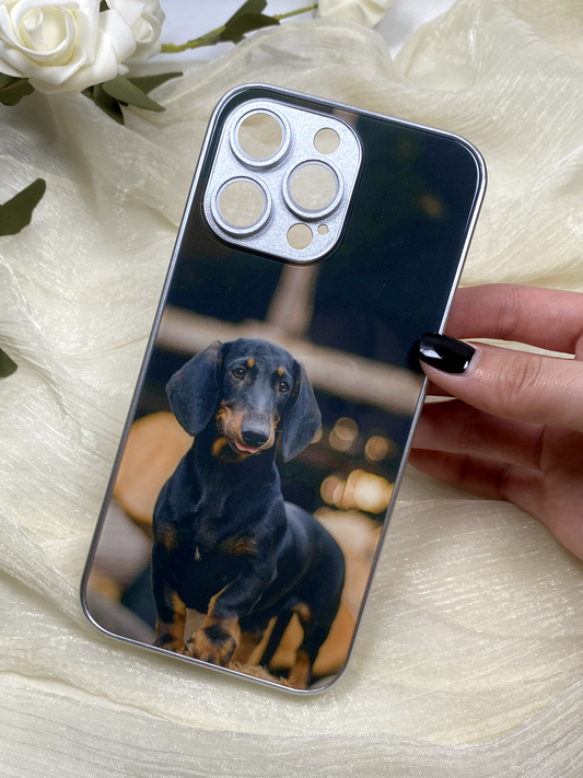 Leve o amor do seu cão para onde quer que vá: capas fotográficas personalizadas para pais de animais de estimação dedicados.