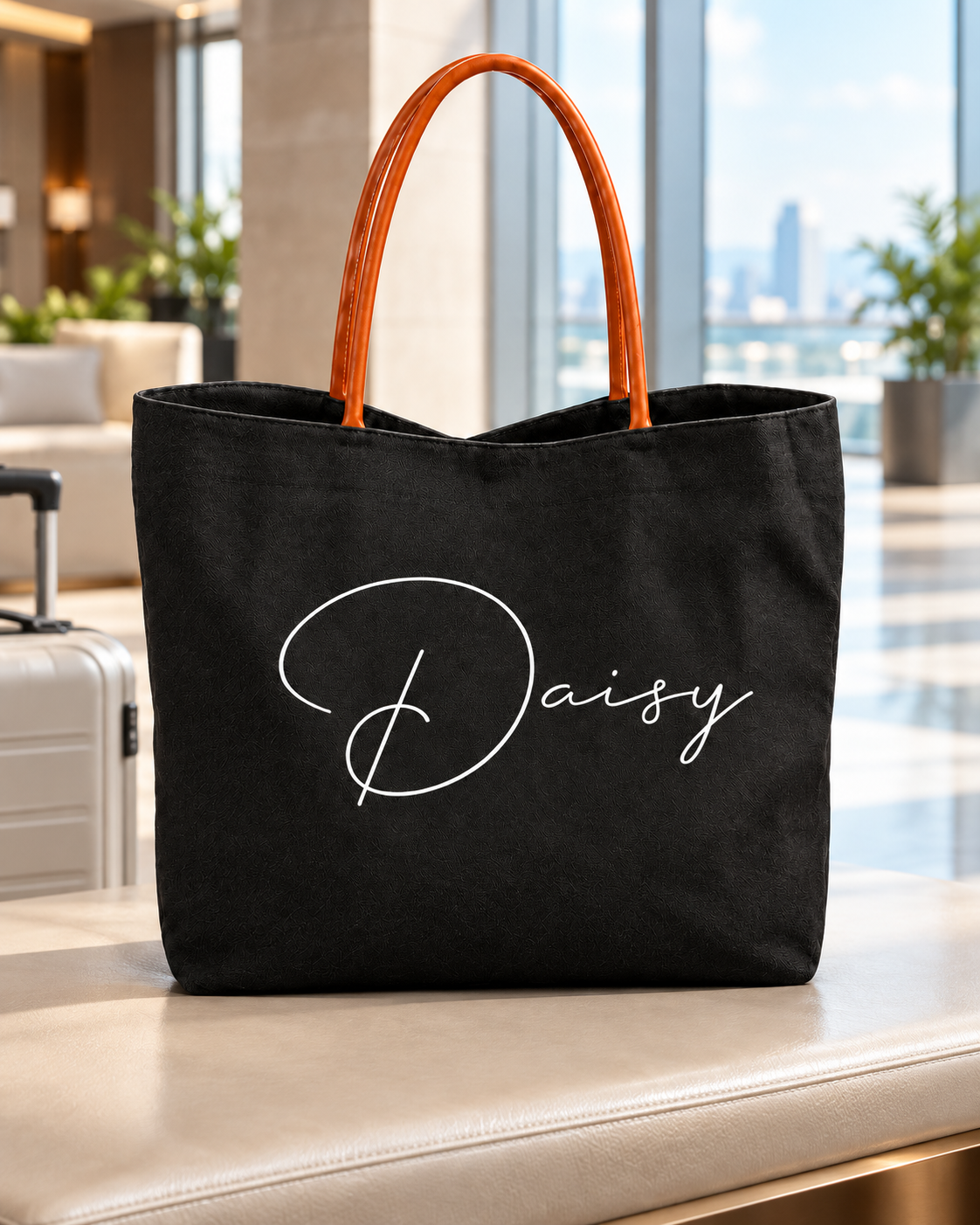 Personalized Tote Bag for Her – Input Your Name, Create Your Own Stylish Bag