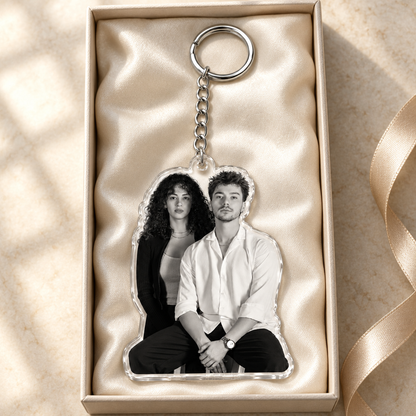 Custom Pet Photo Acrylic Keychain – Upload Your Photo, Create Your Keepsake