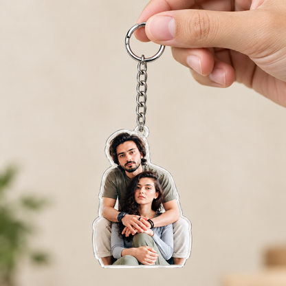 Custom Pet Photo Acrylic Keychain – Upload Your Photo, Create Your Keepsake