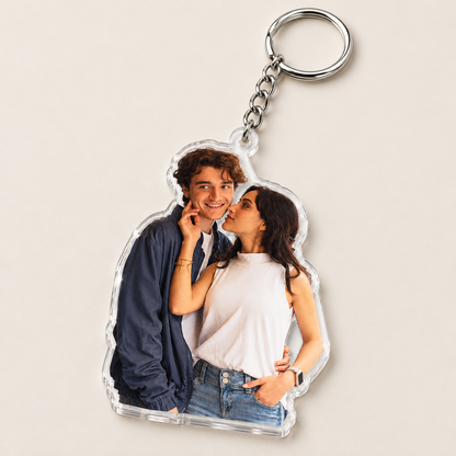 Custom Pet Photo Acrylic Keychain – Upload Your Photo, Create Your Keepsake