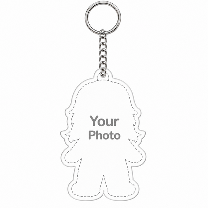 Custom Pet Photo Acrylic Keychain – Upload Your Photo, Create Your Keepsake