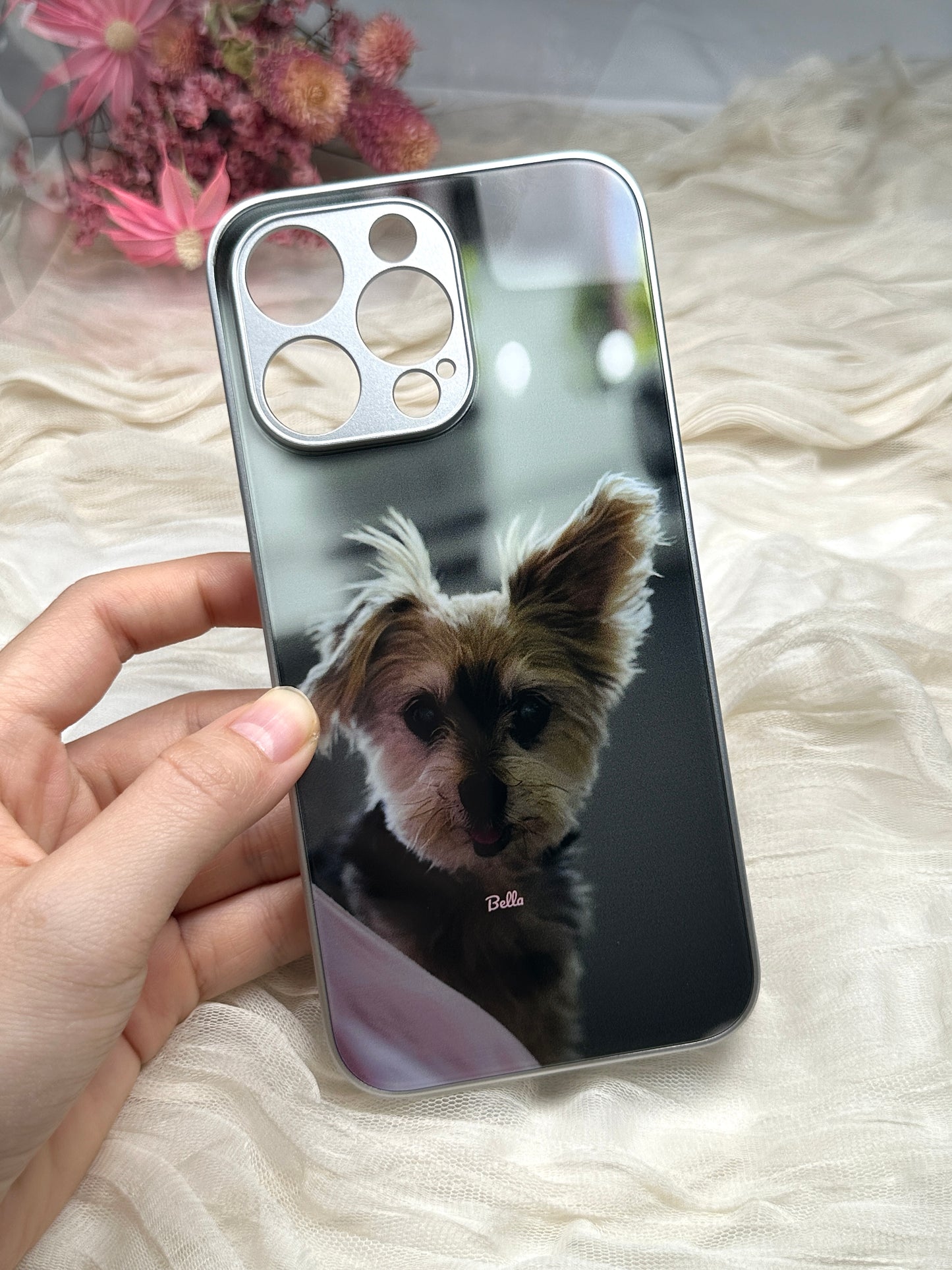 Personalized Dog Mom Gift - Custom Illustrated Pet Phone Cover