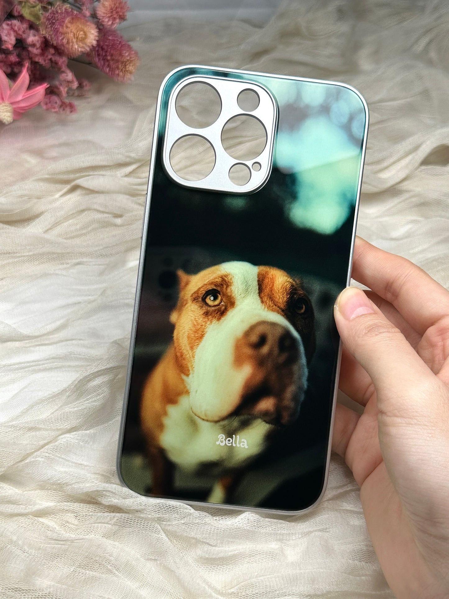 Personalized Dog Mom Gift - Custom Illustrated Pet Phone Cover