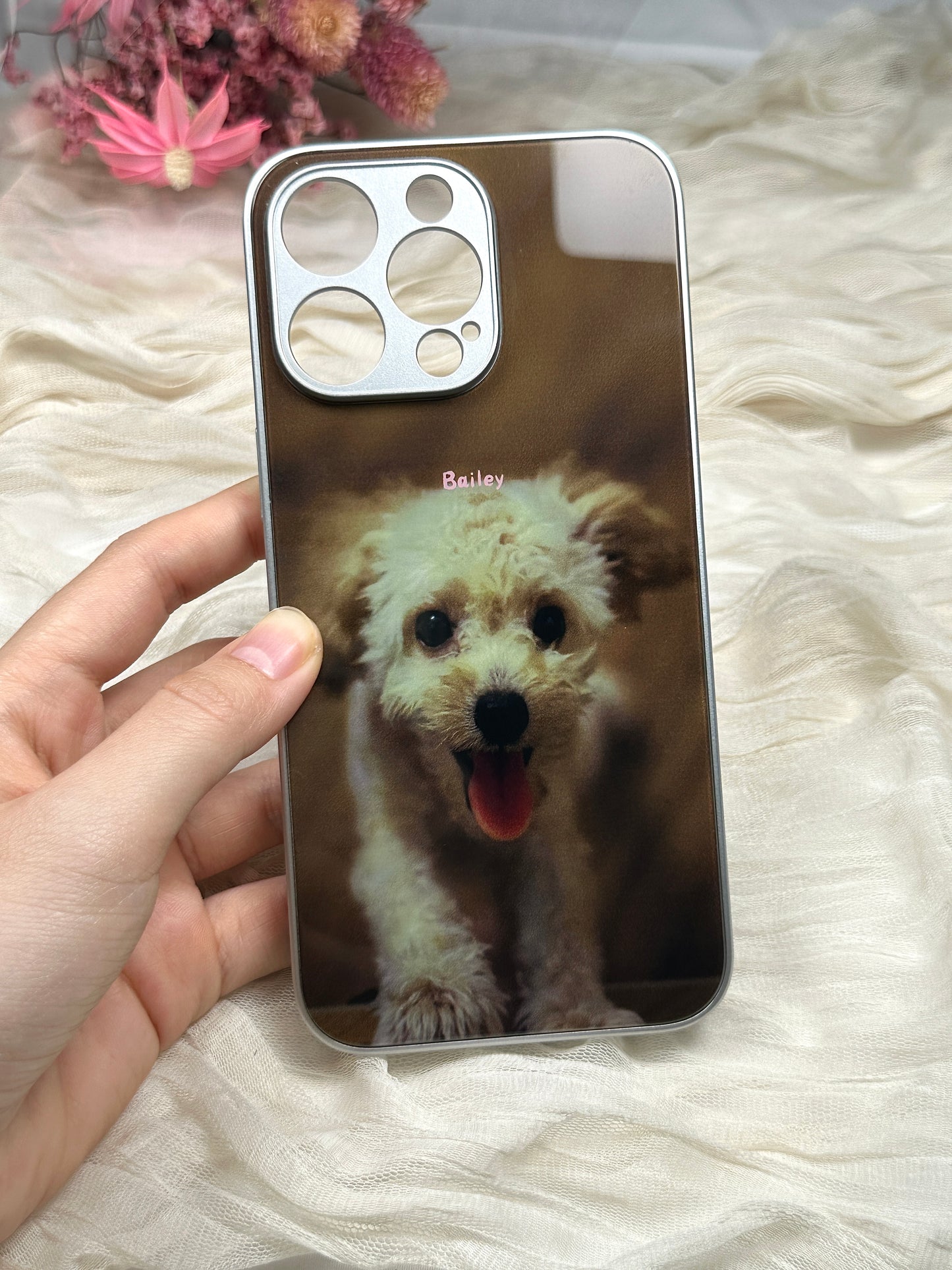 Personalized Dog Mom Gift - Custom Illustrated Pet Phone Cover