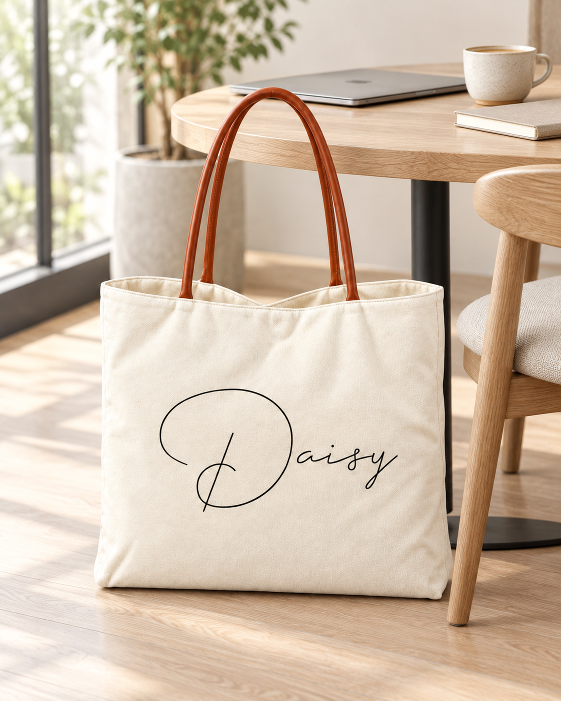Personalized Tote Bag for Her – Input Your Name, Create Your Own Stylish Bag