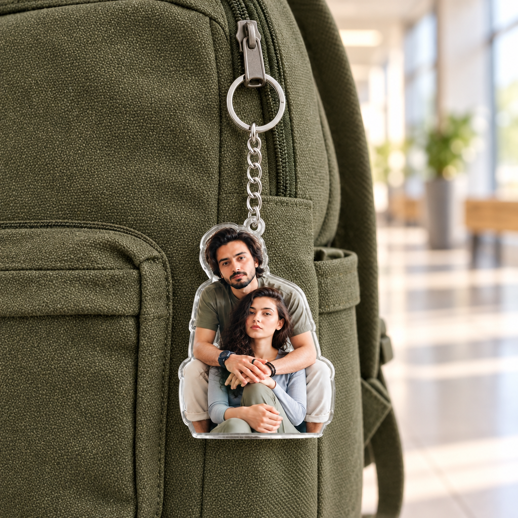 Custom Pet Photo Acrylic Keychain – Upload Your Photo, Create Your Keepsake