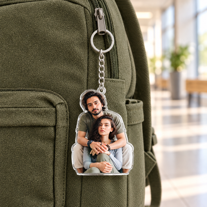 Custom Pet Photo Acrylic Keychain – Upload Your Photo, Create Your Keepsake