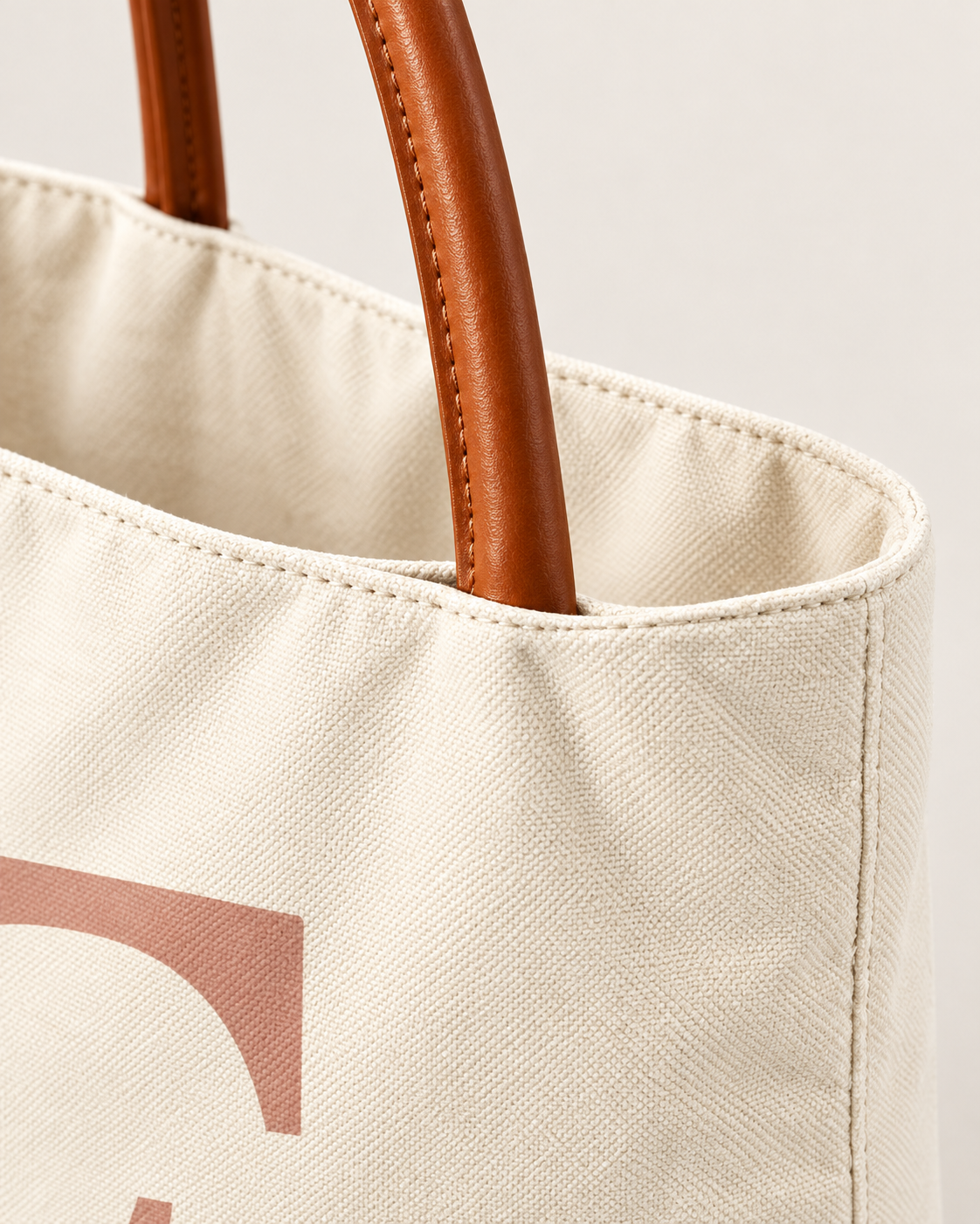 Personalized Flower Initial Tote Bag – Custom Name, Chic & Elegant Everyday Bag