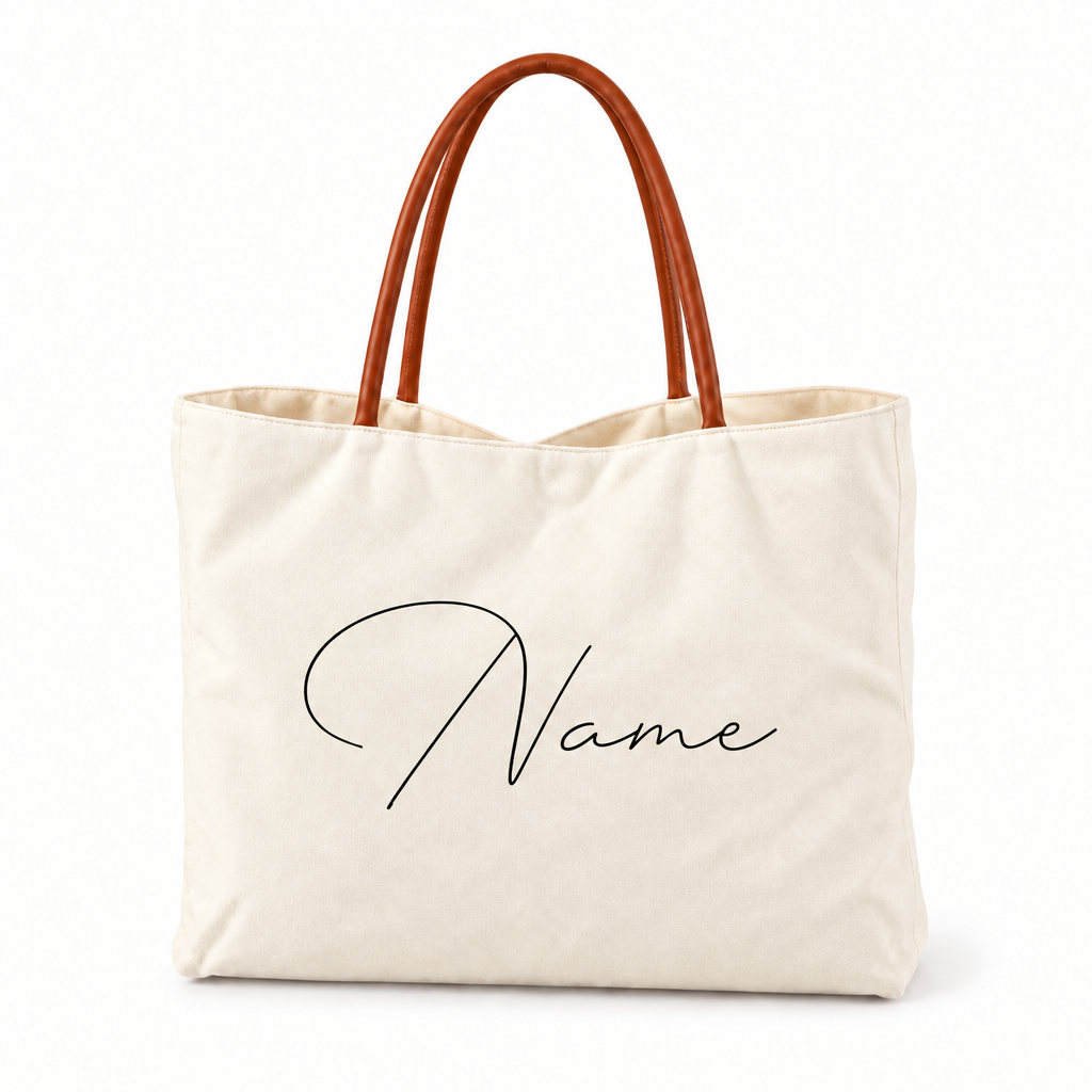 Personalized Tote Bag for Her – Input Your Name, Create Your Own Stylish Bag