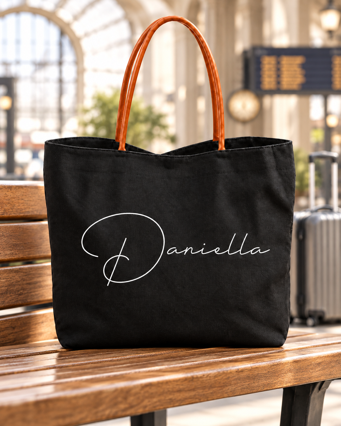 Personalized Tote Bag for Her – Input Your Name, Create Your Own Stylish Bag