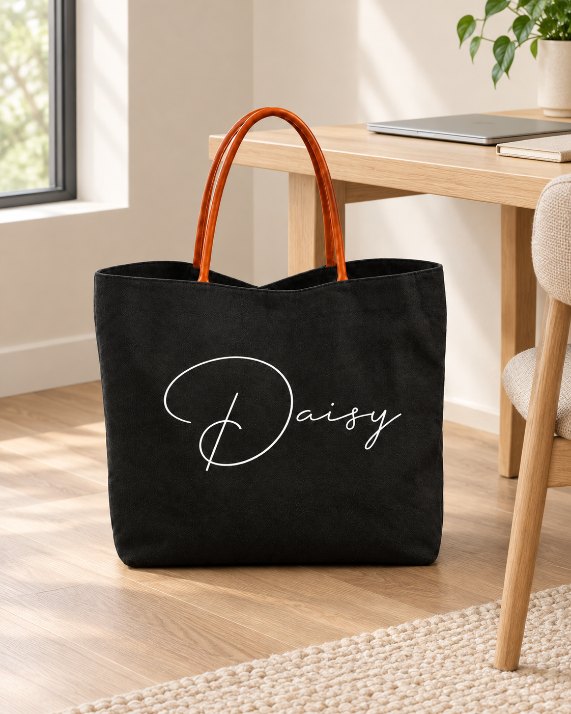 Personalized Tote Bag for Her – Input Your Name, Create Your Own Stylish Bag