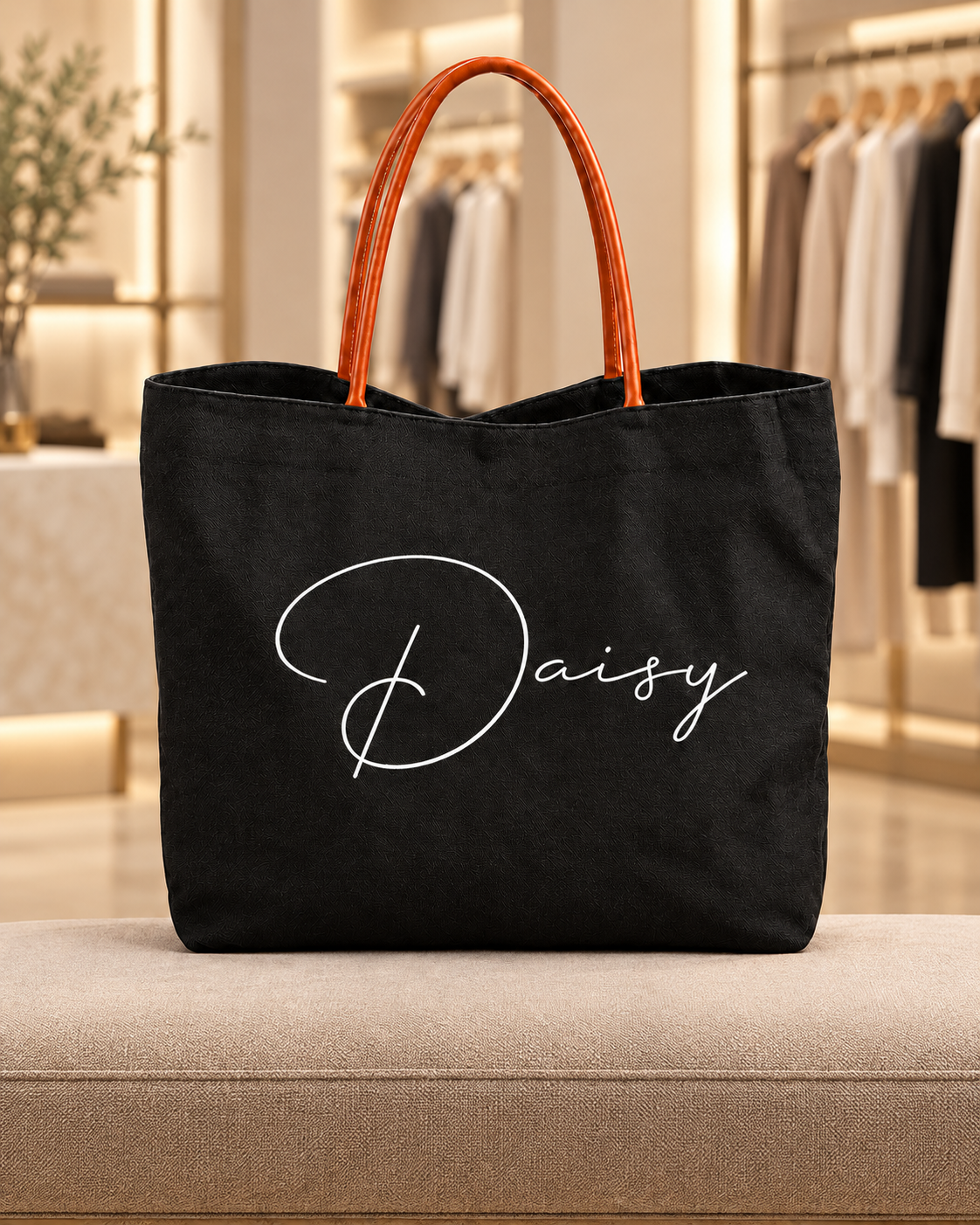 Personalized Tote Bag for Her – Input Your Name, Create Your Own Stylish Bag